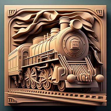 3D model Train Fever game (STL)